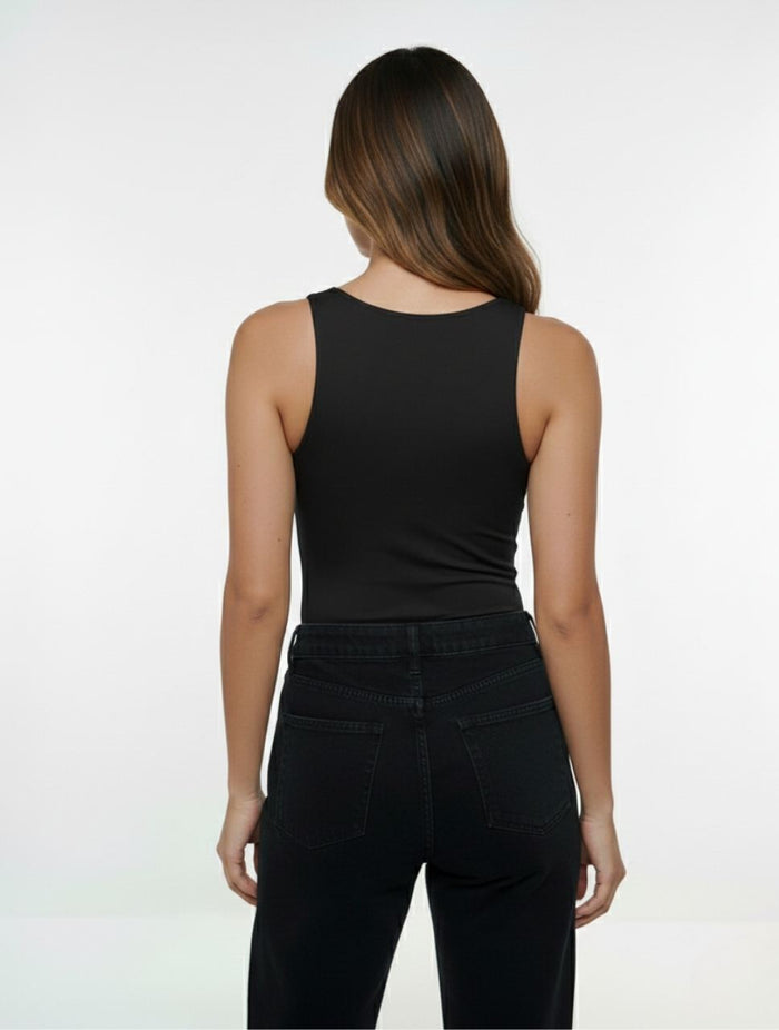 Body para Mujer Cuello Redondo Manga Sisa Simona Exclusivo Estilo