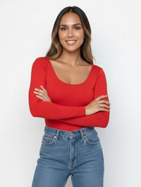 Body para Mujer Escote Redondo Manga Larga - Tahiti