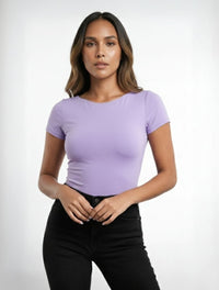 Body para Mujer Manga Corta Antoniette Colombiano Detalle