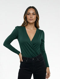 Body Para Mujer Cruzado The Clay Hecho a Mano Detalle