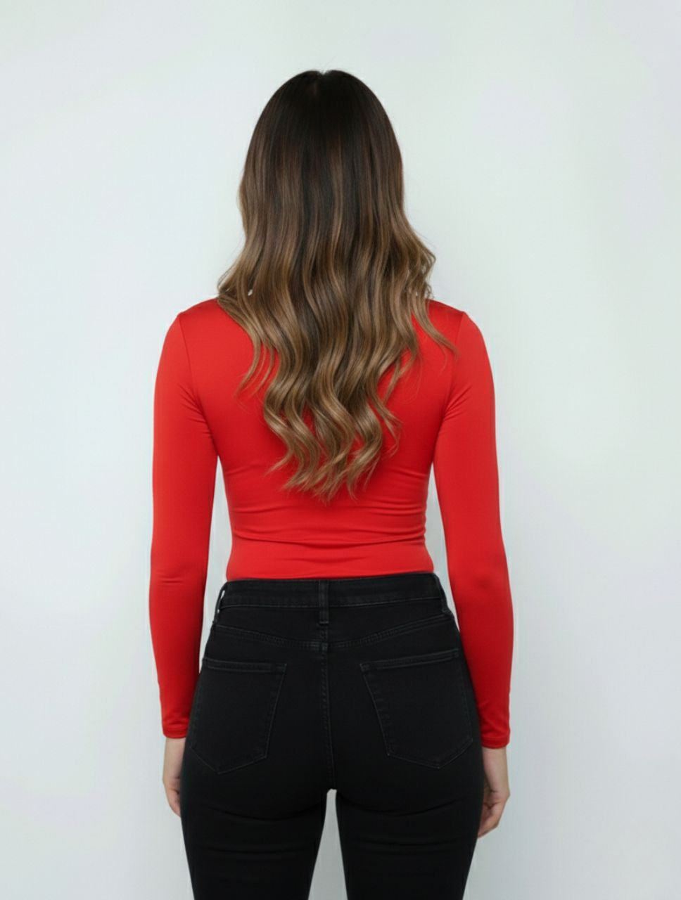 Body para Mujer Escote Redondo Manga Larga Tahiti Elegante Diseño