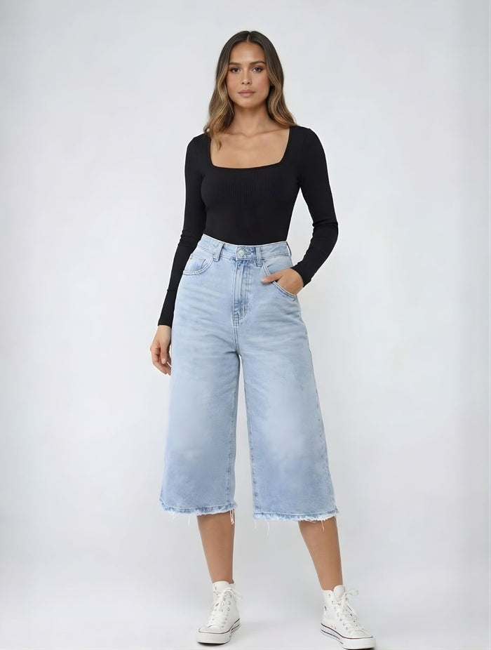 Jorts Pantalón Jean Corto Para Mujer - The Tampa