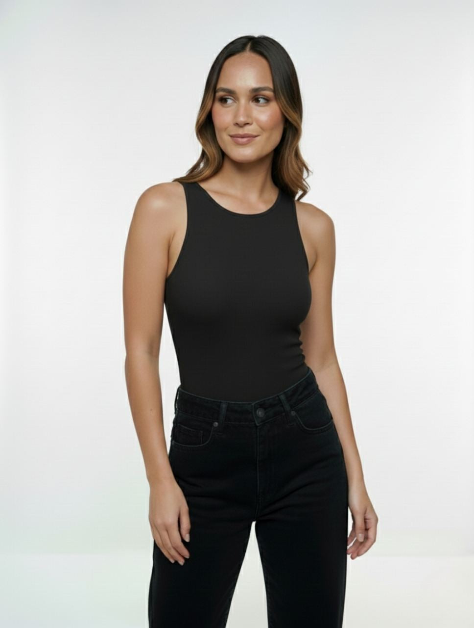 Body para Mujer Cuello Redondo Manga Sisa - Simona