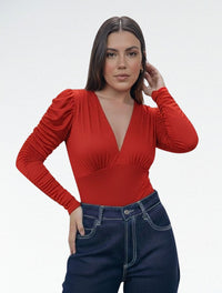 Body Para Mujer Cuello V The Barcelona Exclusivo Diseño