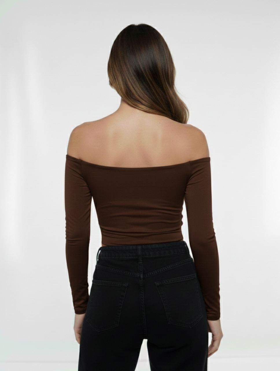 Body para Mujer Cuello Bandeja Manga Larga - Lauren