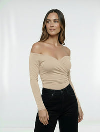 Body para Mujer Cuello Bandeja Manga Larga - Lauren