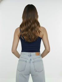 Body para Mujer Escote Asimétrico Arrecife Artesanal Acabado