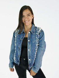 Chaqueta para Mujer Denim Perlas - The Explorer