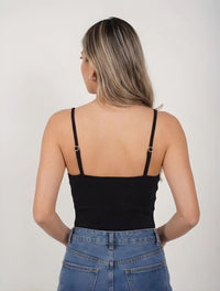 Body Para Mujer Manga Siza Tiras Finas The Pulse Exclusivo Estilo