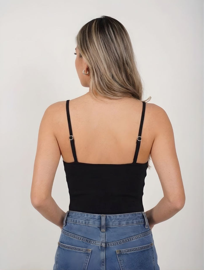 Body Para Mujer Manga Siza Tiras Finas The Pulse Exclusivo Estilo