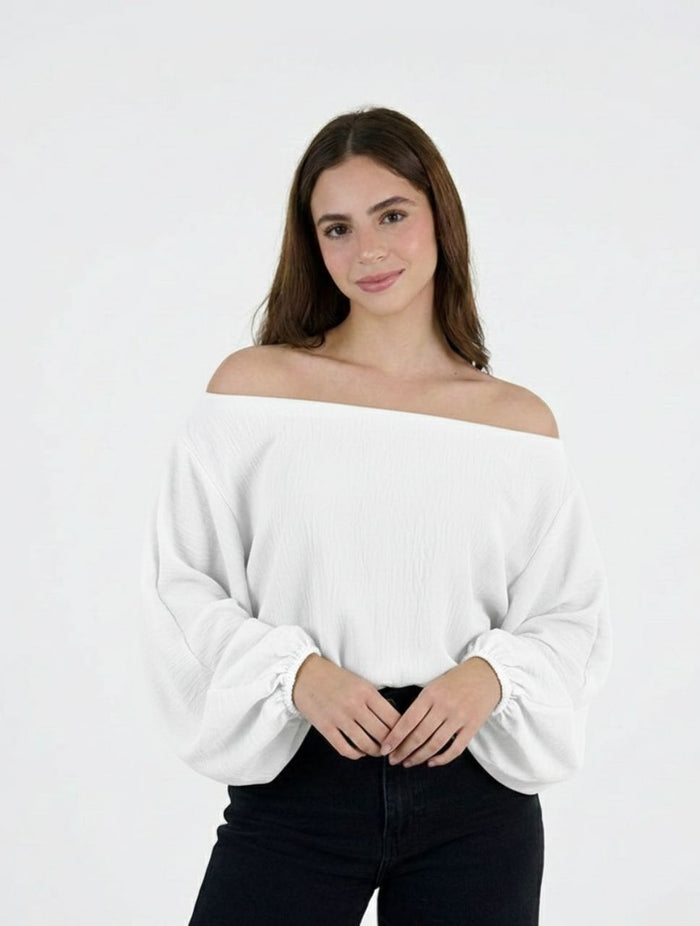 Blusa para Mujer Manga Larga Bombacha The Aura Premium Acabado