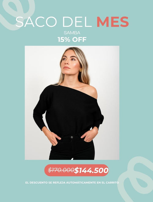 Suéter para Mujer Cuello Bandeja - Samba