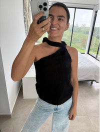 Blusa Para Mujer Asimétrico Sao Paulo Original Detalle