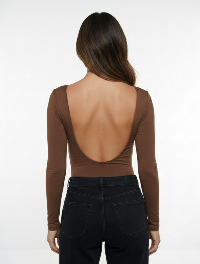 Body Para Mujer Escote Redondo en Espalda The Essential Original Diseño