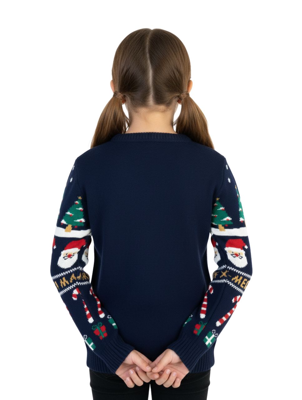 Saco Cuello Redondo Unisex - Saco Navidad Santa Claus Niños