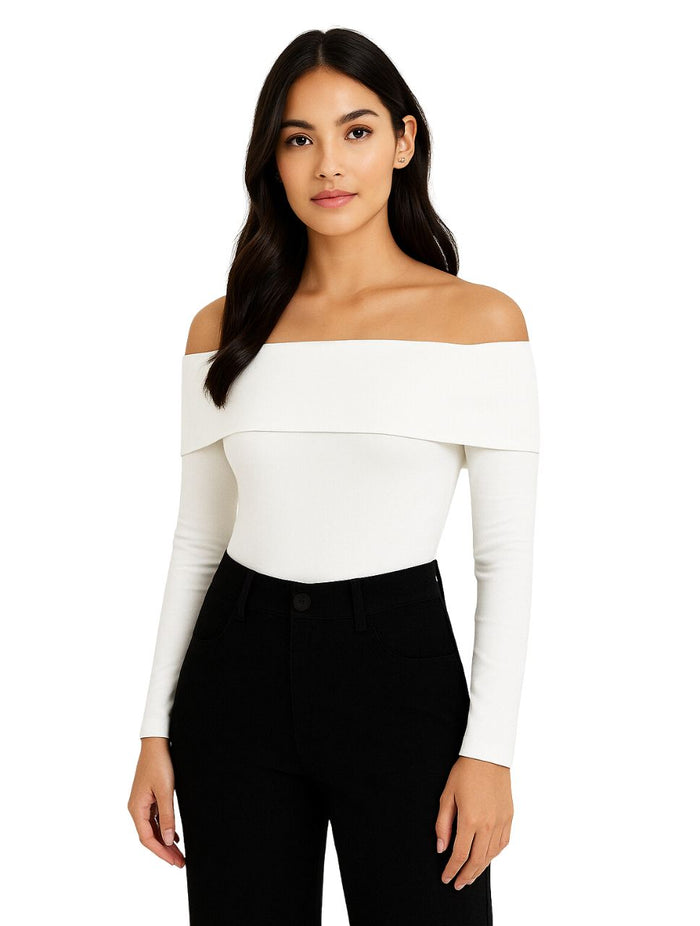 Body para Mujer Cuello Bandeja Manga Larga The Local Colombiano Look