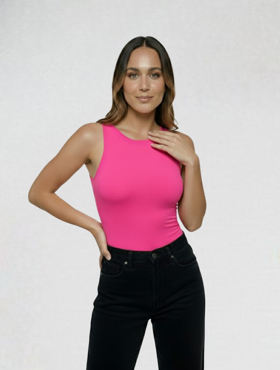 Body para Mujer Cuello Redondo Manga Sisa - Simona