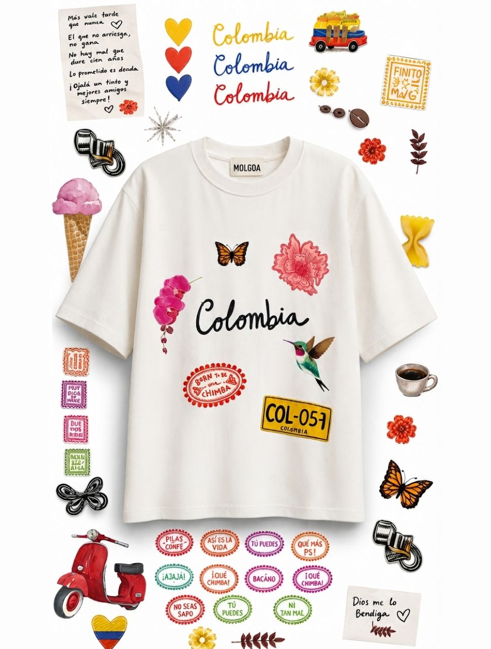 Kit de Personalización de Camiseta – Edición Colombia