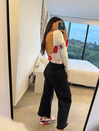 Body para Mujer Estampado de Corazones y Estrellas - The Dolce Vita