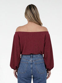 Blusa para Mujer Manga Larga Bombacha The Aura Hecho a Mano Detalle