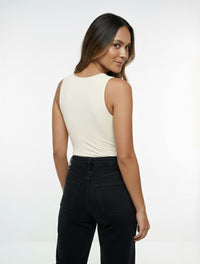 Body para Mujer Cuello Redondo Manga Sisa - Simona