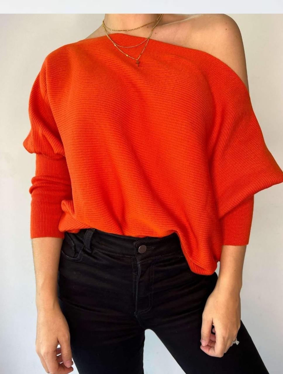 Suéter para Mujer Cuello Bandeja - Samba