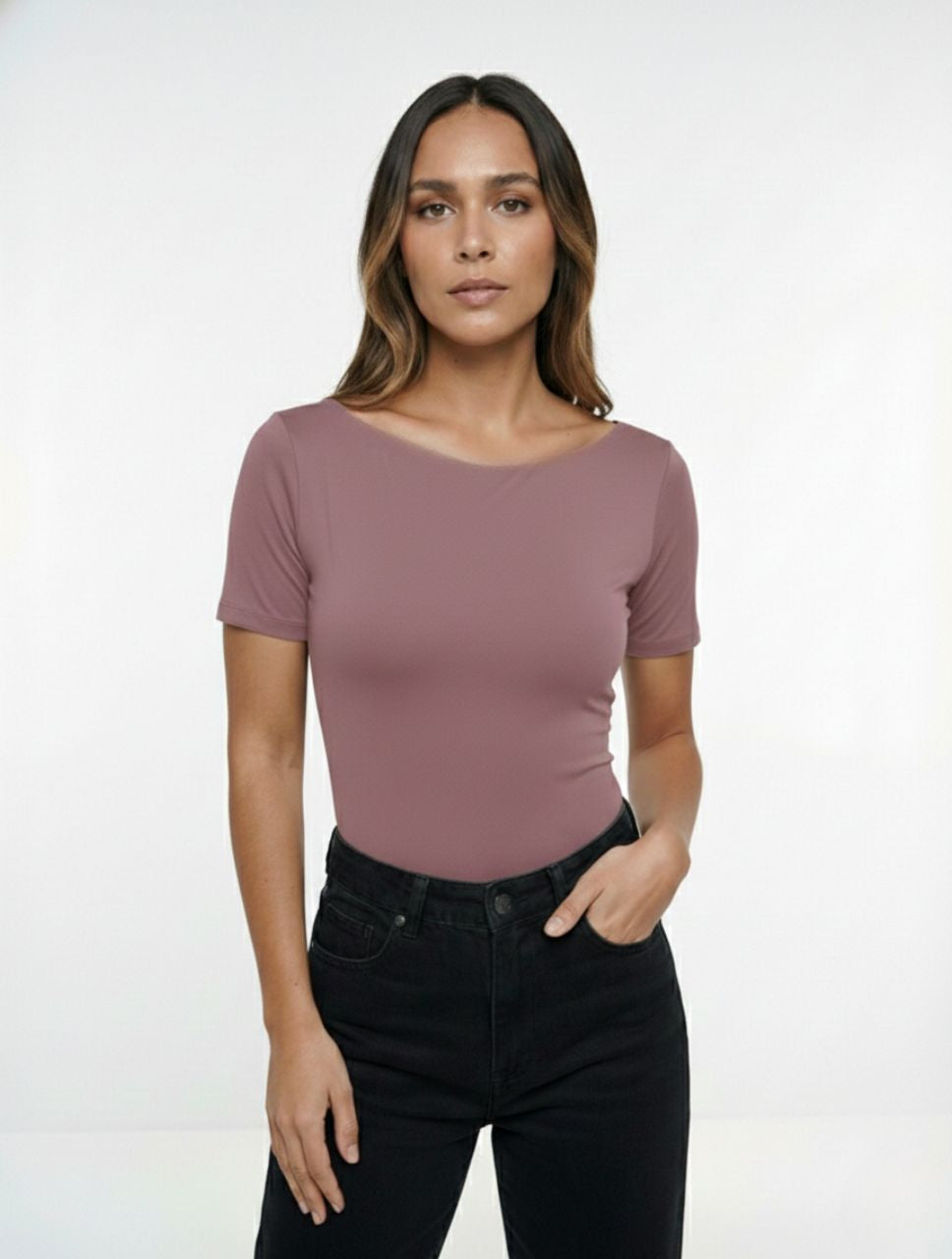 Body para Mujer Manga Corta Antoniette Premium Acabado