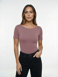 Body para Mujer Manga Corta Antoniette Premium Acabado