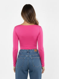 Body para Mujer Escote Redondo Manga Larga - Tahiti