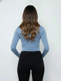 Body para Mujer Escote Redondo Manga Larga Tahiti Exclusivo Look