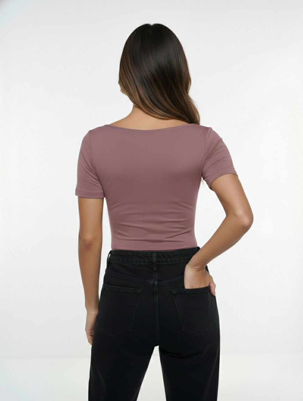 Body para Mujer Manga Corta Antoniette Artesanal Modelo