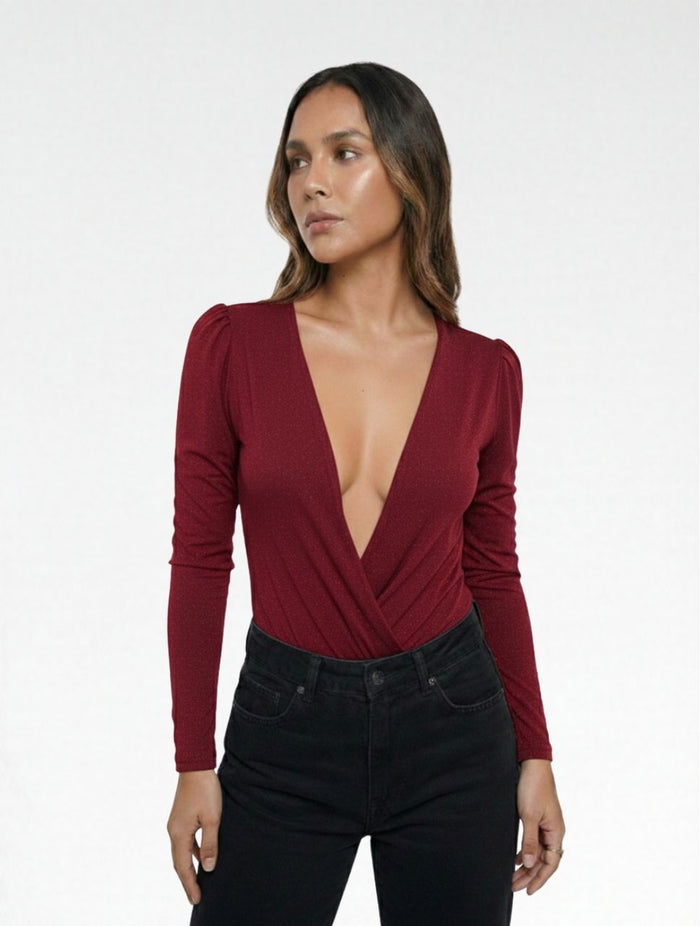 Body Para Mujer Cruzado The Clay Original Detalle