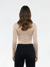 Body para Mujer Cuello Redondo Manga Larga - Rebeca