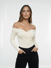 Body para Mujer Cuello Bandeja Manga Larga - Lauren