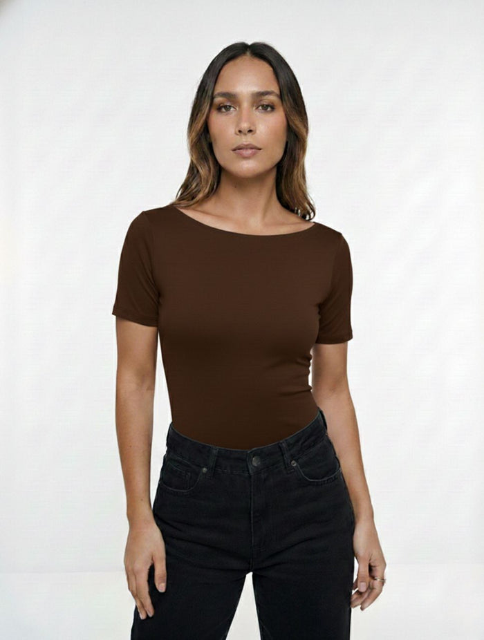 Body para Mujer Manga Corta Antoniette Exclusivo Acabado