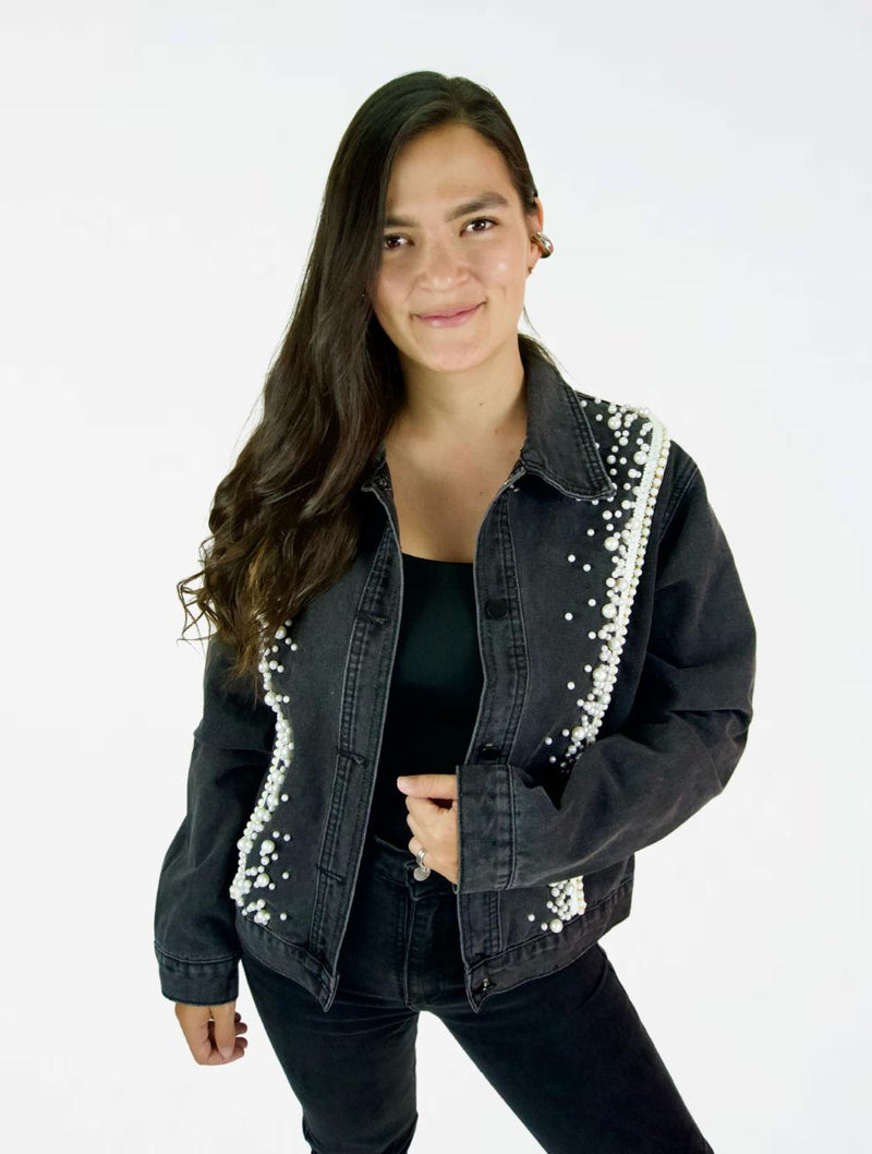 Chaqueta para Mujer Denim Perlas - The Explorer