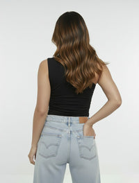 Body para Mujer Escote Asimétrico Arrecife Hecho a Mano Acabado