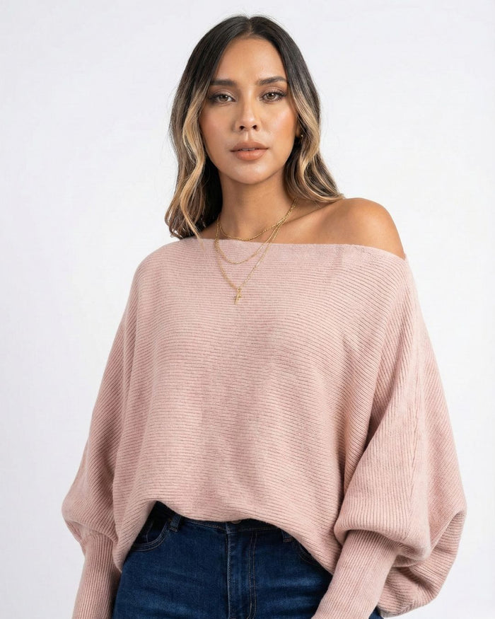 Suéter para Mujer Cuello Bandeja - Samba