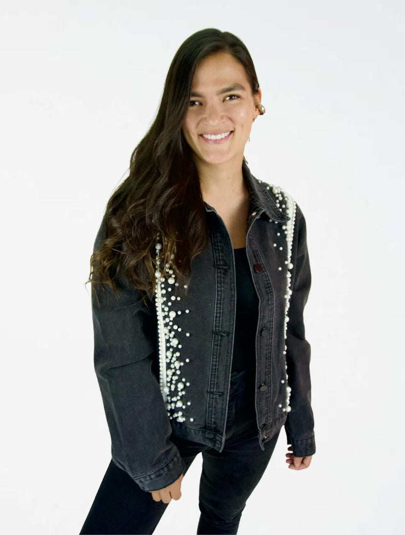 Chaqueta para Mujer Denim Perlas - The Explorer