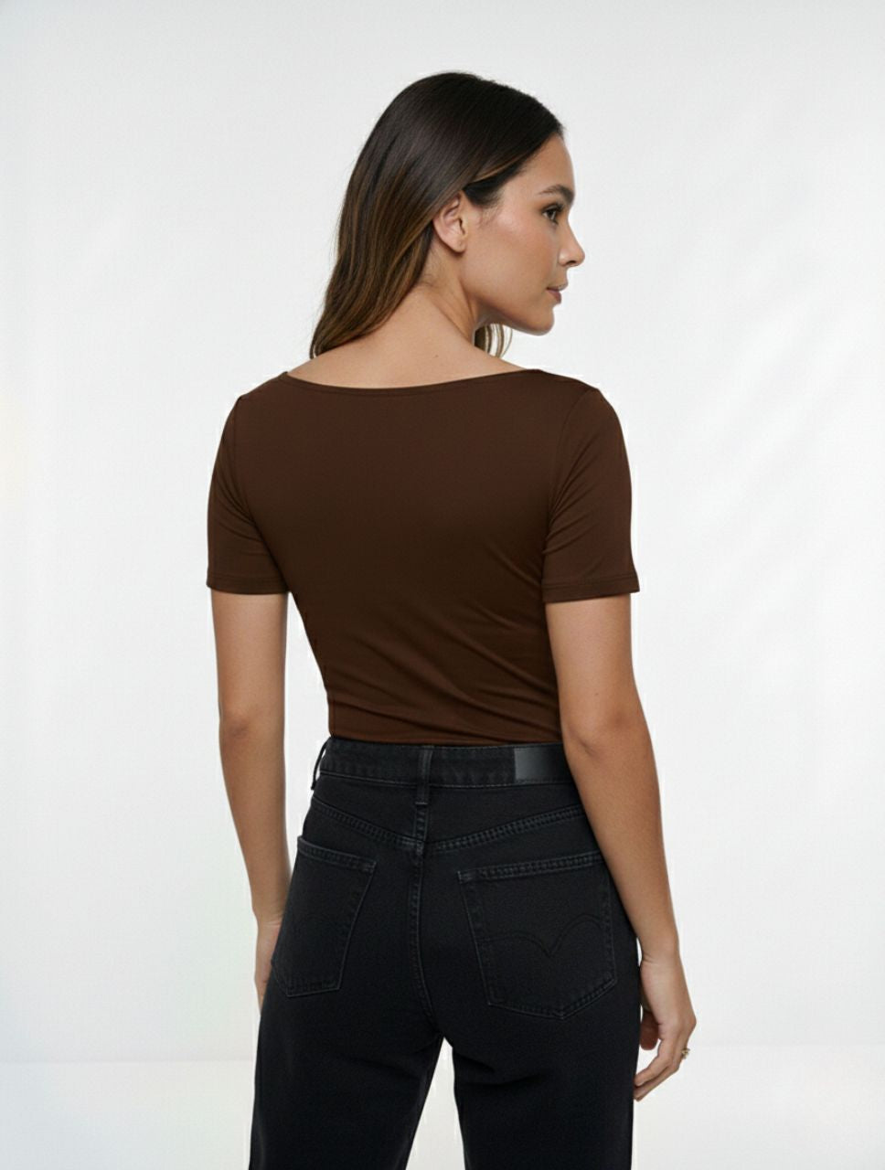 Body para Mujer Manga Corta Antoniette Colombiano Modelo