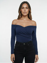 Body para Mujer Cuello Bandeja Manga Larga - Lauren