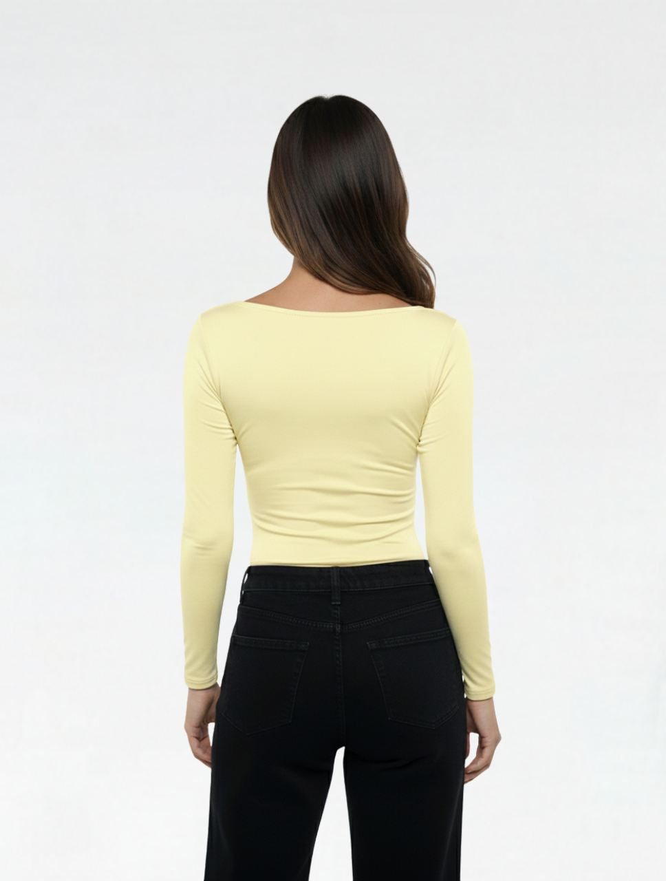 Body para Mujer Cuello Redondo Manga Larga - Rebeca