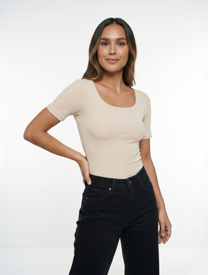 Body para Mujer Cuello Redondo The Dapper Premium Textura