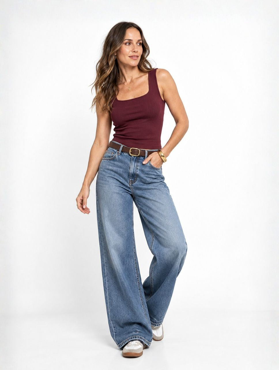 The Navy Blusa
