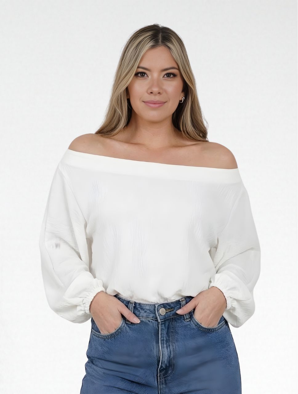 Blusa para Mujer Manga Larga Bombacha The Aura Premium Modelo