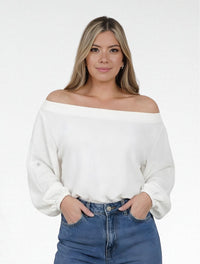 Blusa para Mujer Manga Larga Bombacha The Aura Premium Modelo