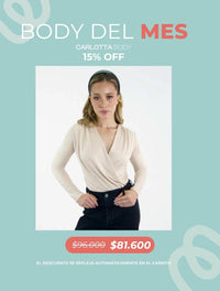 Body para mujer Cruzado - Carlotta
