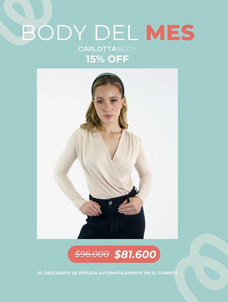 Body para mujer Cruzado - Carlotta