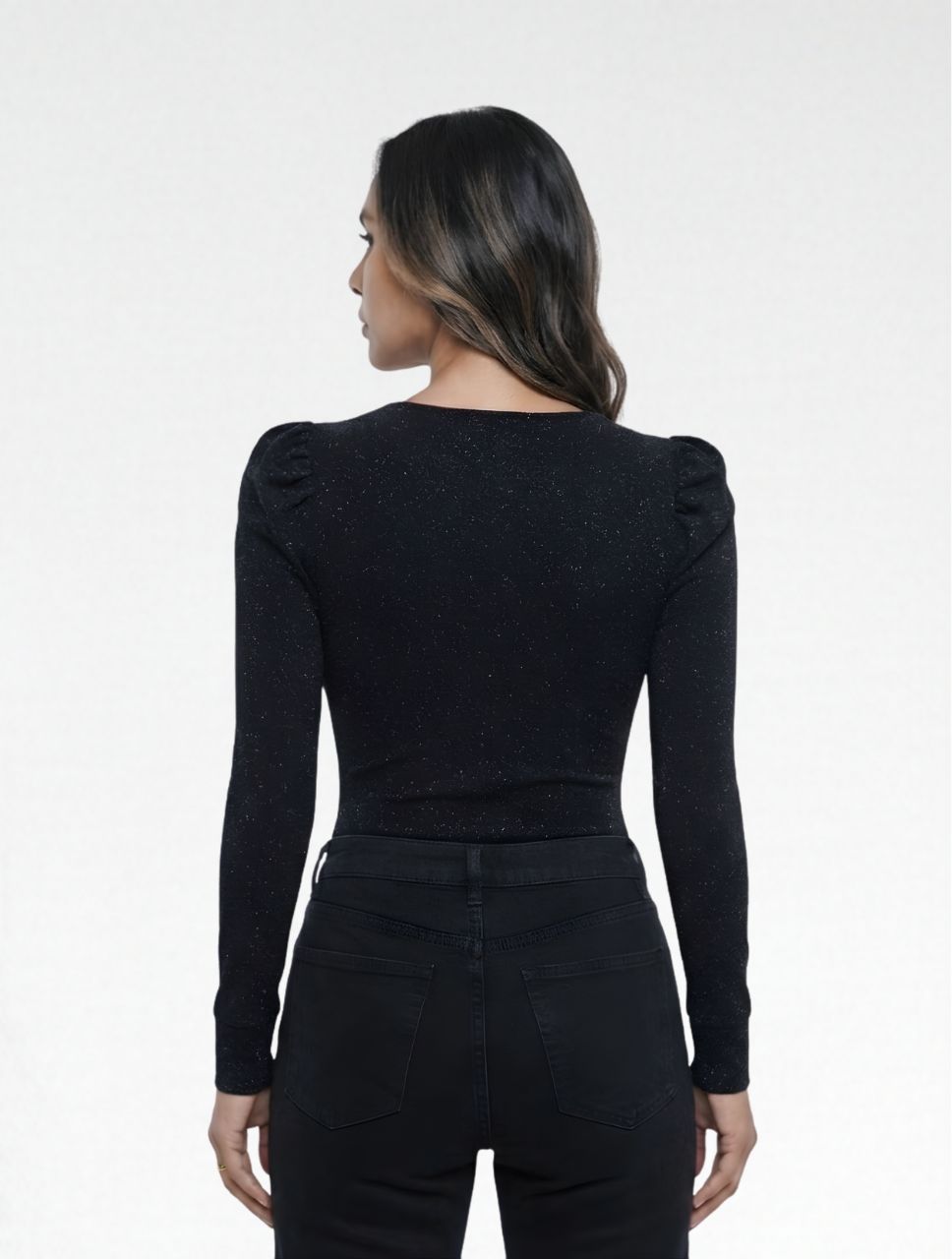 Body Para Mujer Cruzado Brillante - The Elan