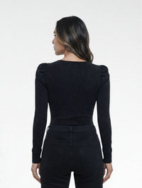 Body Para Mujer Cruzado Brillante - The Elan